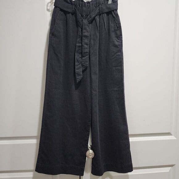 H & M - 2,6 - Wide High Waist Ankle length Denim Pants - Picture 1 of 10